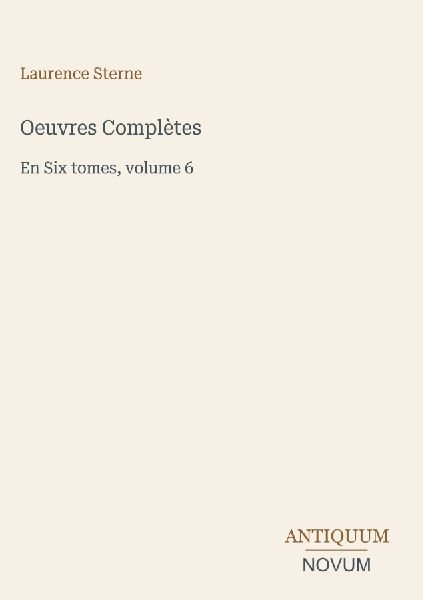Oeuvres Complètes