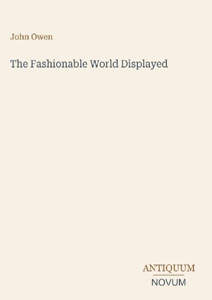 The Fashionable World Displayed