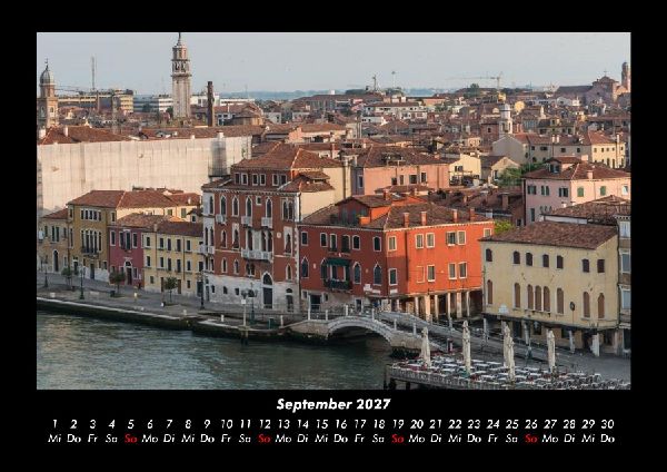 Venedig 2027 Fotokalender DIN A3
