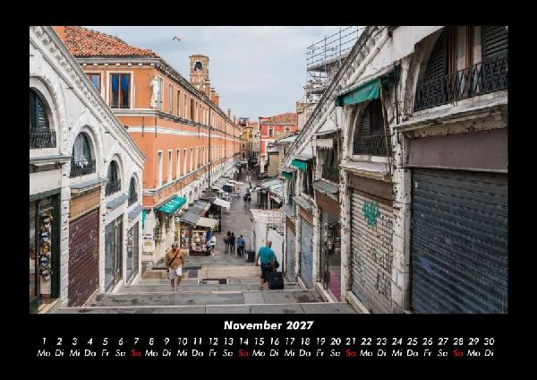 Venedig 2027 Fotokalender DIN A3