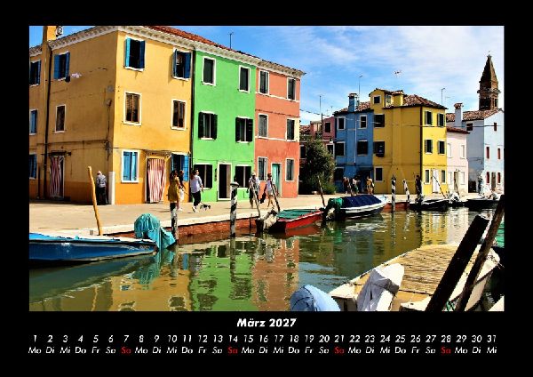 Venedig 2027 Fotokalender DIN A3