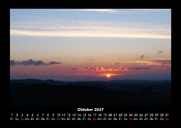 Blick in die Natur 2027 Fotokalender DIN A3