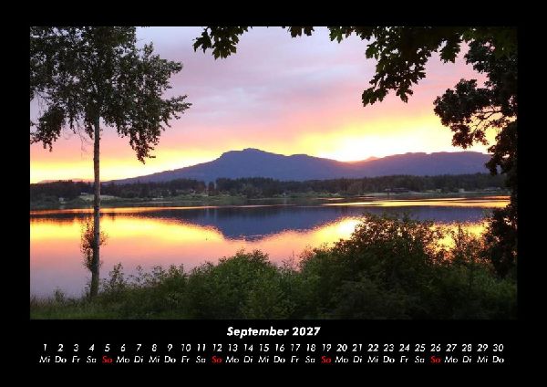 Tag am See 2027 Fotokalender DIN A3
