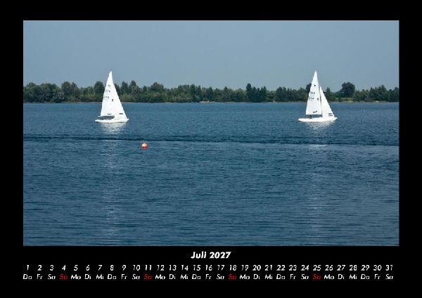 Tag am See 2027 Fotokalender DIN A3