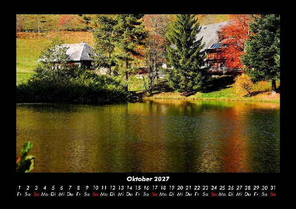 Tag am See 2027 Fotokalender DIN A3