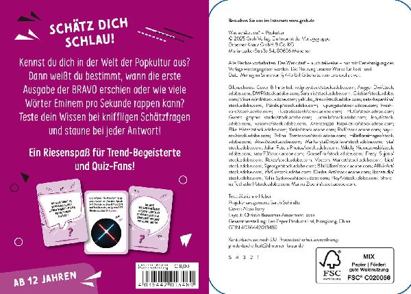 Was schätzt du? - Popkultur