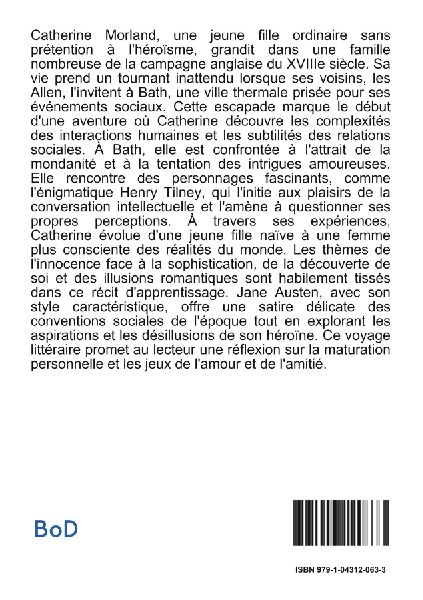 Catherine Morland (L'Abbaye de Northanger - Northanger Abbey)
