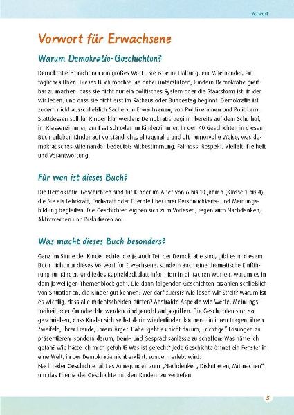 40 Geschichten zur Demokratiebildung