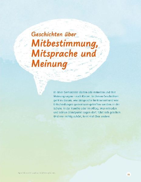 40 Geschichten zur Demokratiebildung