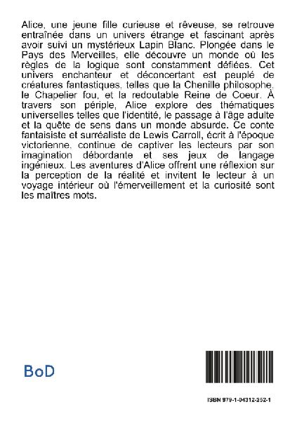 Alice au Pays des Merveilles (texte intégral)