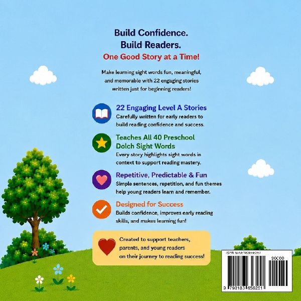Level A Pre-Reader Book for Emergent & Beginning Readers