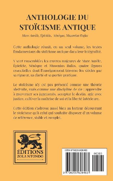 Anthologie du stoïcisme antique