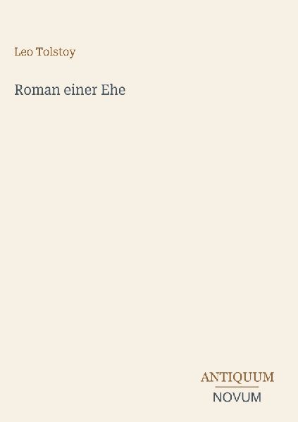 Roman einer Ehe