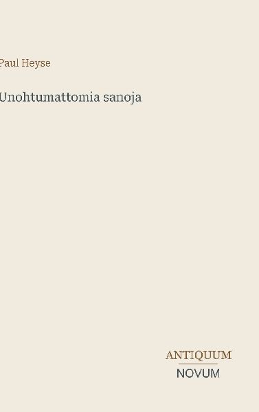 Unohtumattomia sanoja