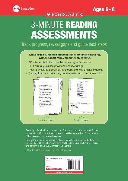 3 Minute Reading Assessments Ages 6-8