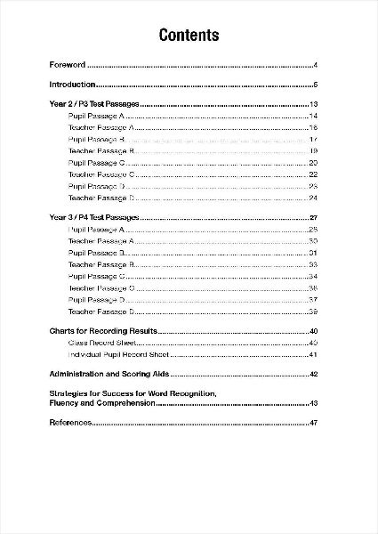 3 Minute Reading Assessments Ages 6-8