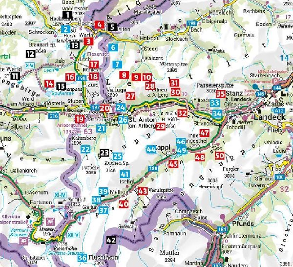 ROTHER Wanderführer Arlberg und Paznauntal. 50 Touren vom Oberen Lechtal über das Stanzer Tal bis zur Tiroler Silvretta