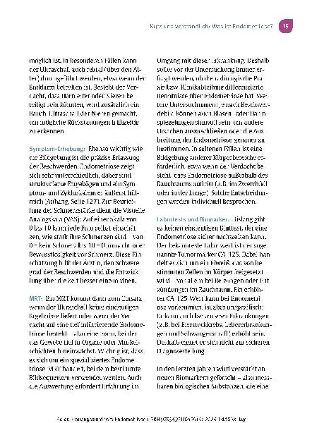 Frauengesundheit: Endometriose
