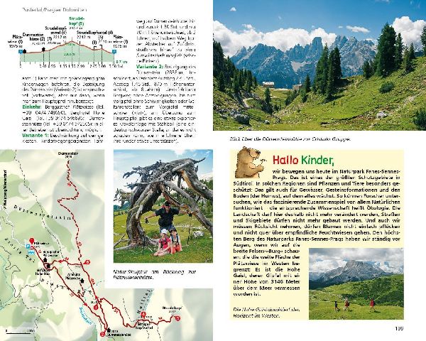 ErlebnisWandern mit Kindern Südtirol, Rother Wanderbuch