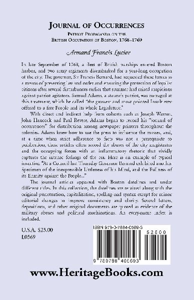Journal of Occurrences