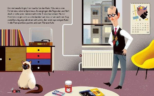 Herr Ernst kauft eine Katze