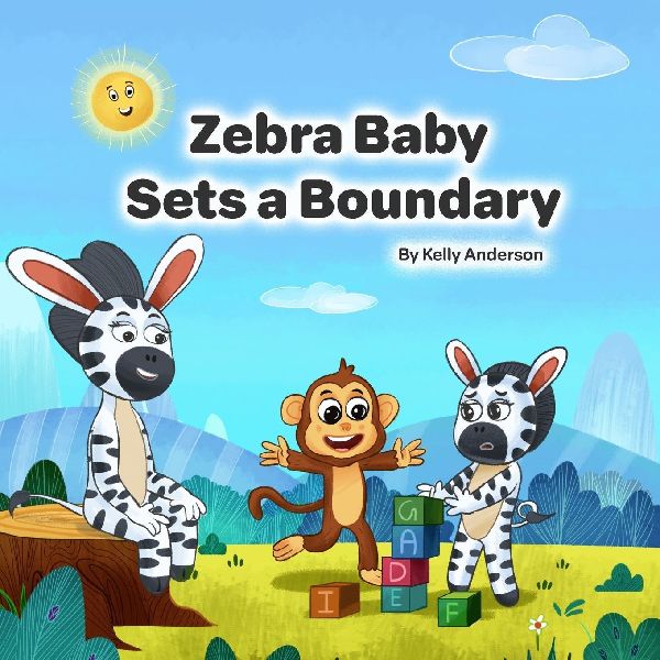 Zebra Baby Sets a Boundary