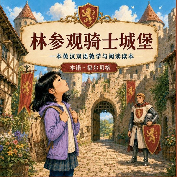 Lin visits a Castle - An interactive learning and reading book - English-Chinese
