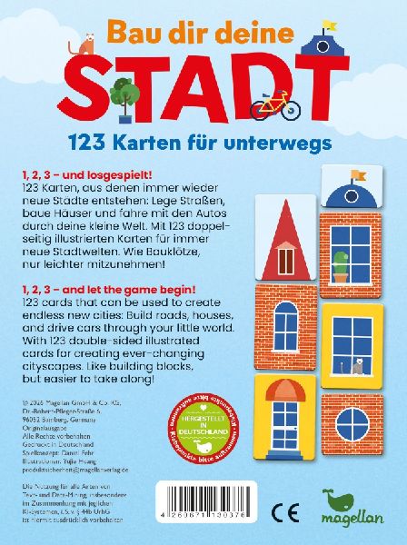 Bau dir deine Stadt - 123 Karten für unterwegs