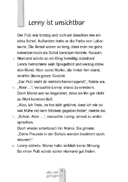 Alles nur gelogen?! - Lesestufe 3