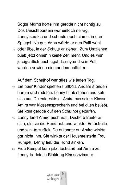 Alles nur gelogen?! - Lesestufe 2