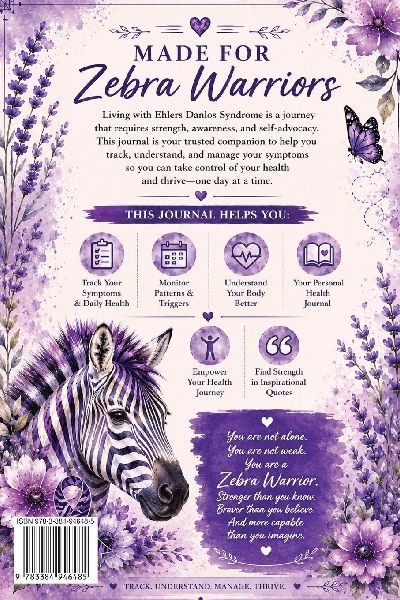Ehlers Danlos Syndrome Book for Zebra Warriors