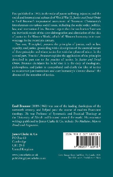 Justice and Social Order