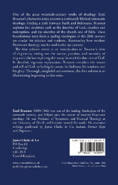 Dogmatics I