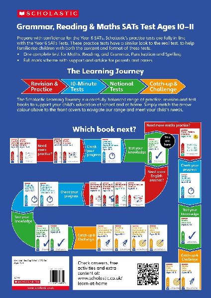 Grammar, Reading & Maths SATs Test Ages 10-11