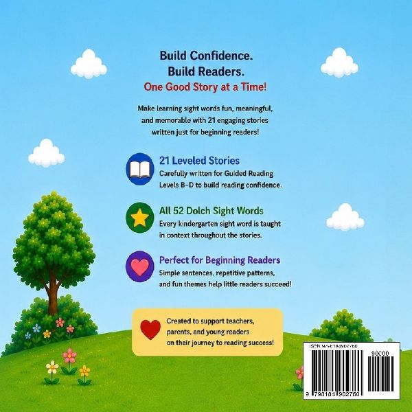 Kindergarten Sight Words Early Reader Book