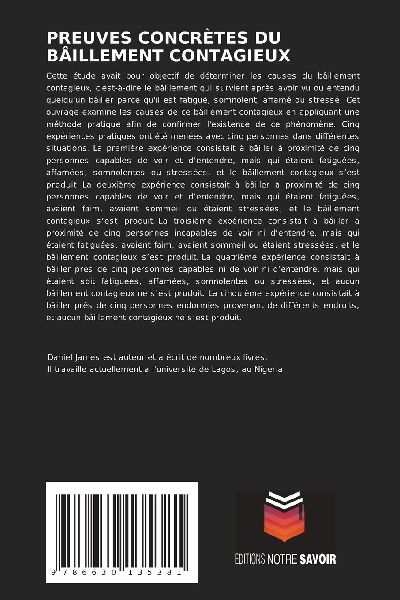 PREUVES CONCRÈTES DU BÂILLEMENT CONTAGIEUX
