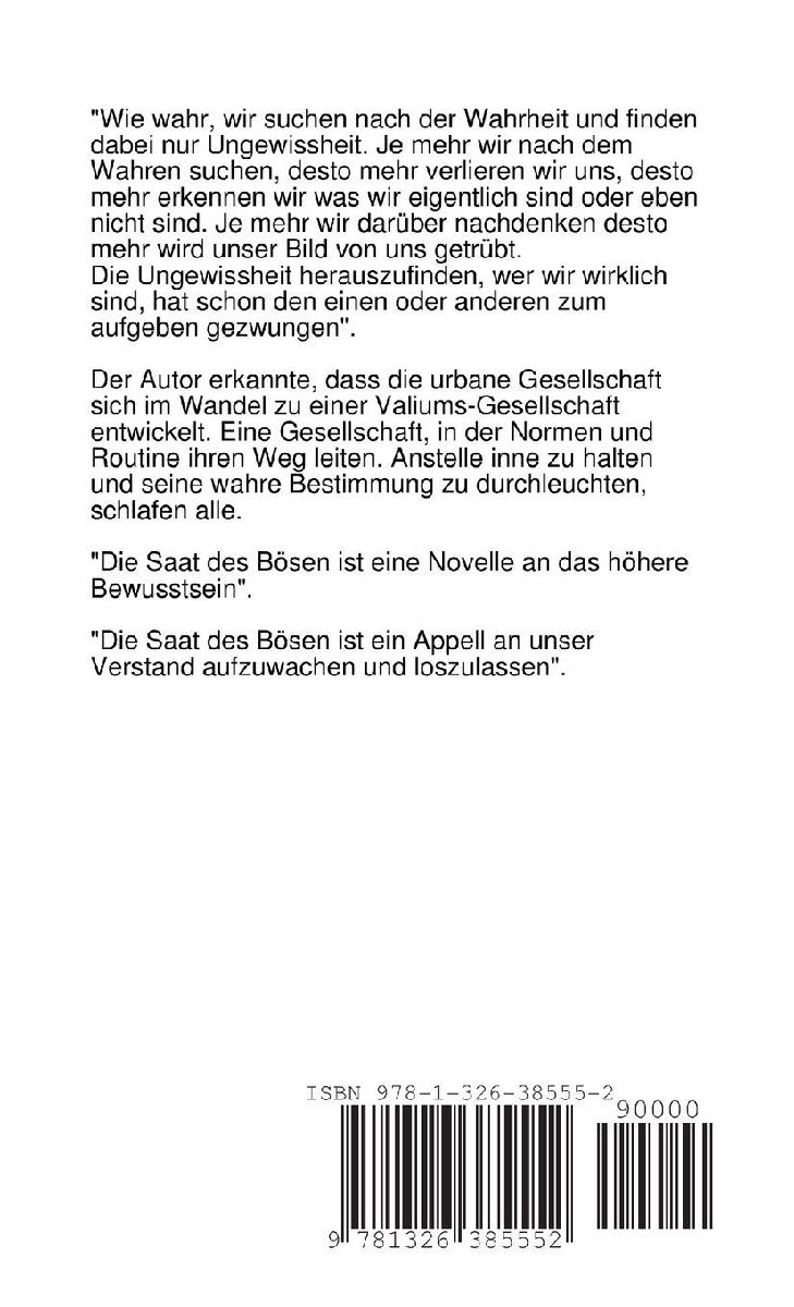 Die Saat des Bösen