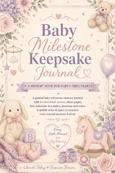 Baby Milestone Keepsake Journal
