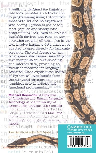 Python for Linguists