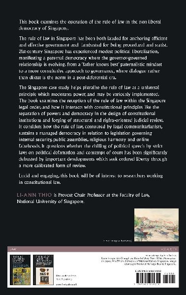 The Rule of Law in Singapore