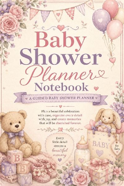 Baby Shower Planner Notebook