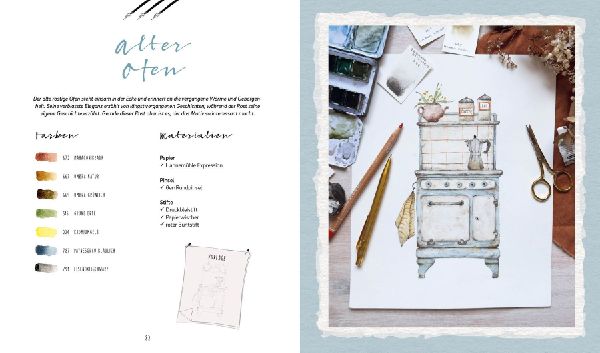 Cosy Watercolor - die große Motivsammlung