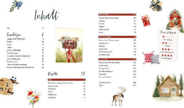 Cosy Watercolor - die große Motivsammlung