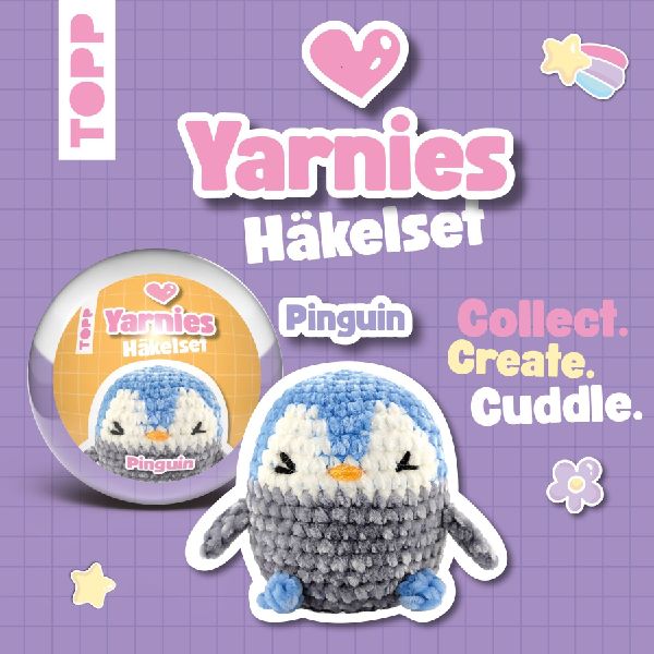Yarnies - Collect. Create. Cuddle. Häkelset Pinguin