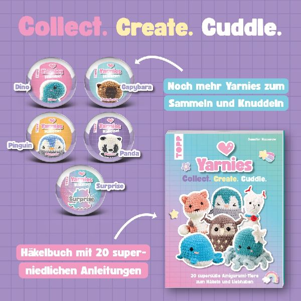 Yarnies - Collect. Create. Cuddle. Häkelset Pinguin