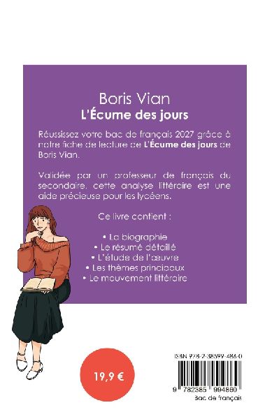 Réussir son Bac de français 2027 : Analyse du roman L'Écume des jours de Boris Vian