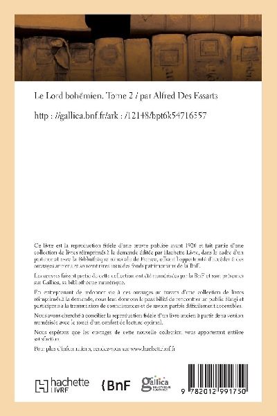 Le Lord bohémien. Tome 2