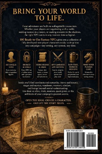 100 Ready-to-Use Fantasy NPCs