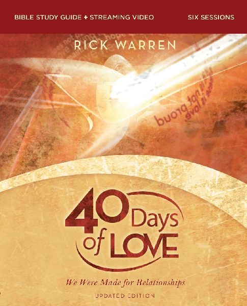 40 Days of Love Bible Study Guide Plus Streaming Video, Update...