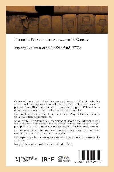 Manuel de l'éleveur de chevaux